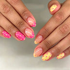 Press-On Nail Set Peel & Stick Non-Toxic Polka Dot