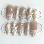 Press-On Nail Set Peel-and-Stick Artistic Designs