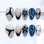 Press-On Nail Set Peel-and-Stick Reusable Comfort Fit