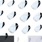 Press-On Nail Set Plum Geometric Designs 24 Piece