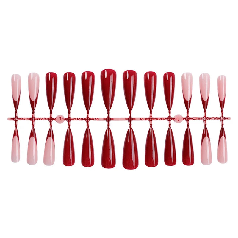 Press-On Nail Set Pointed Stiletto Lightweight & Durable
