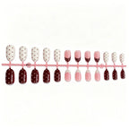 Press-On Nail Set Polka Dot Acrylic Kit