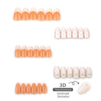 Press-On Nail Set Polka Dot & Bow Salon-Quality