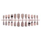 Press-On Nail Set Polka Dot & Bow Sizes Included