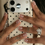 Press-On Nail Set Polka Dot Easy Application & Comfortable Fit