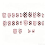 Press-On Nail Set Polka Dot Easy Application & Comfortable Fit