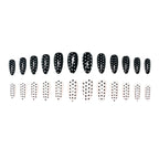 Press-On Nail Set Polka Dot Self-Adhesive Comfort Fit