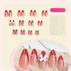 Press-On Nail Set Pre-Decorated & Reusable