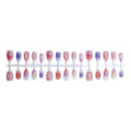 Press-On Nail Set Pre-Glued Floral Designs