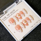 Press-On Nail Set Pre-Glued Floral Multiple Sizes