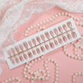 Press-On Nail Set Pre-Glued Ready-To-Wear Elegant Designs
