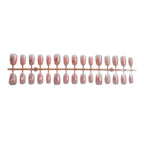 Press-On Nail Set Pre-Glued Ready-To-Wear Elegant Designs
