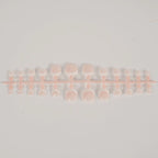 Press-On Nail Set Pre-Glued & Reusable Classic French Tip