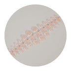 Press-On Nail Set Pre-Glued & Reusable Classic French Tip