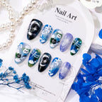 Press-On Nail Set Pre-Shaped Long-Lasting