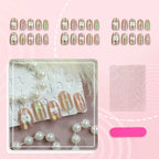 Press-On Nail Set Reusable Artistic Designs