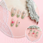 Press-On Nail Set Reusable Fruit & Gemstone Tool-Free