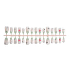Press-On Nail Set Reusable Fruit & Gemstone Tool-Free