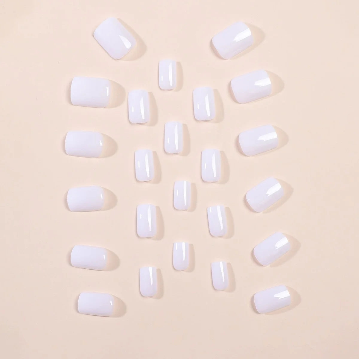 Press-On Nail Set Reusable Non-Toxic Multiple Sizes