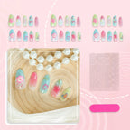 Press-On Nail Set Reusable Salon-Quality Custom Fit