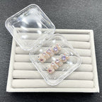 Press-On Nail Set Rhinestone Accents Reusable & Comfortable Fit