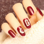 Press-On Nail Set Rhinestone Embellished Instant Application