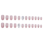 Press-On Nail Set Rhinestone Embellished Reusable Multi-Size