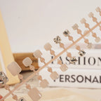 Press-On Nail Set Rhinestone Peel-And-Stick Lightweight