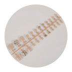 Press-On Nail Set Rhinestone Peel-And-Stick Lightweight