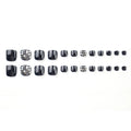 Press-On Nail Set Salon-Quality Decorative Accents & Easy Application