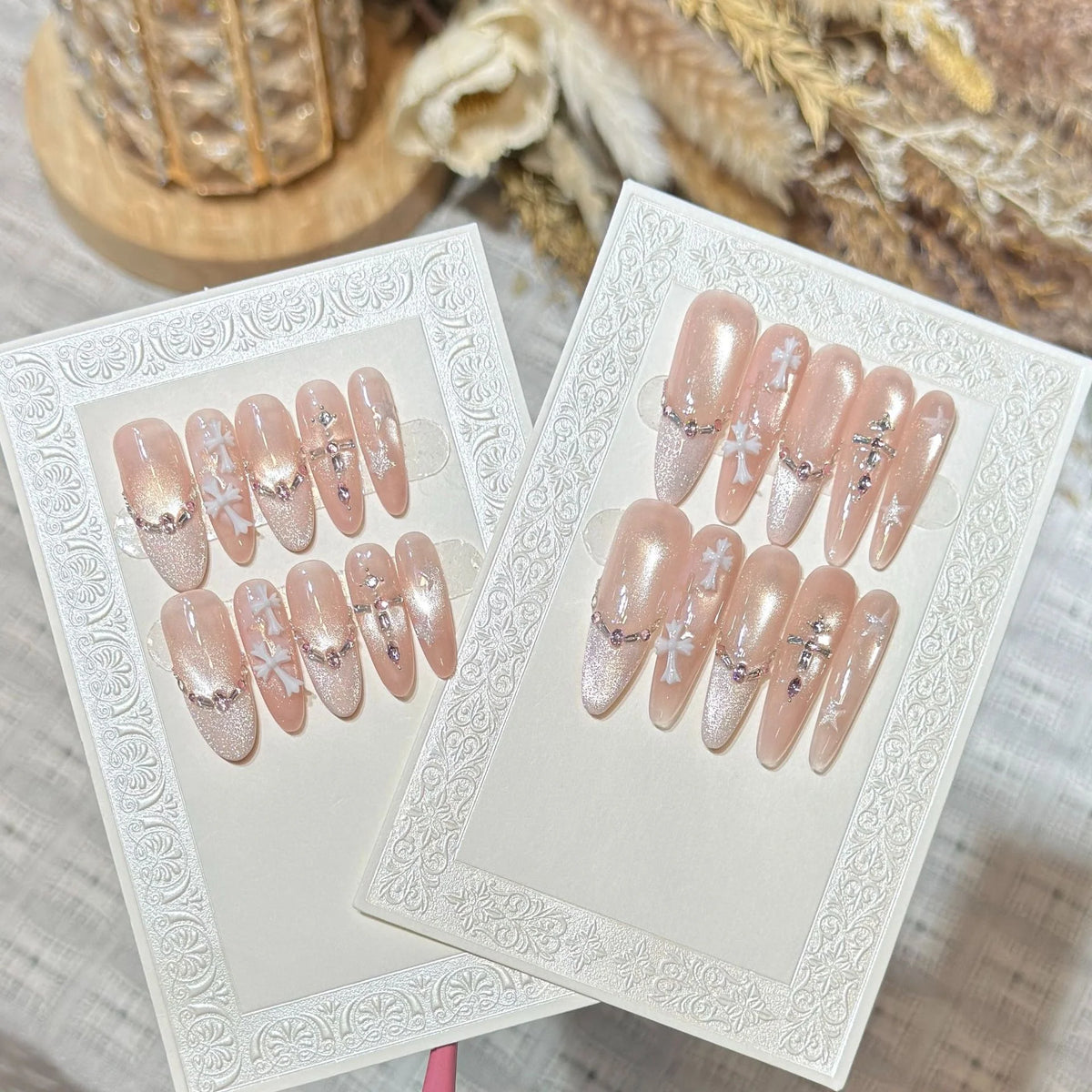 Press-On Nail Set Salon-Quality Easy Apply & Long-Lasting