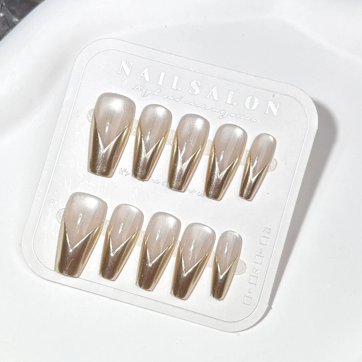 Press-On Nail Set Salon-Quality Easy Apply & Removable