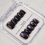 Press-On Nail Set Salon Quality Glossy Adhesive Included