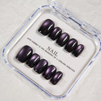 Press-On Nail Set Salon Quality Glossy Adhesive Included