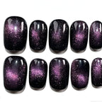 Press-On Nail Set Salon Quality Glossy Adhesive Included