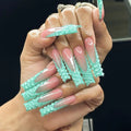 Press-On Nail Set Sculpted Fantasy Custom Fit