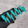 Press-On Nail Set Sculpted Stiletto Glue-Free & Long-Lasting
