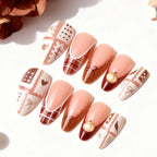 Press-On Nail Set Seasonal Designs Peel & Stick