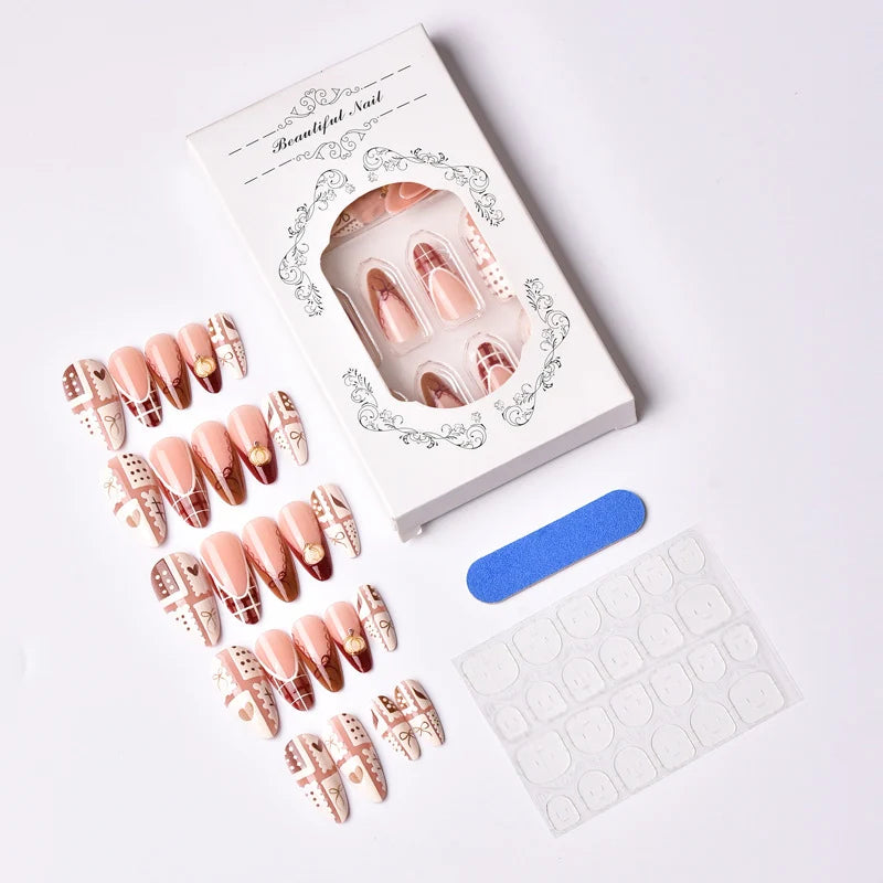 Press-On Nail Set Seasonal Designs Peel & Stick