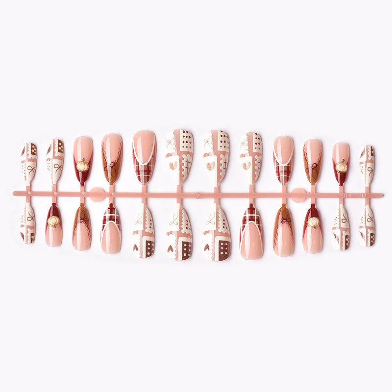 Press-On Nail Set Seasonal Designs Peel & Stick