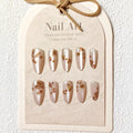 Press-On Nail Set Seasonal Floral Peel-And-Stick Multiple Sizes