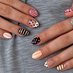 Press-On Nail Set Self-Adhesive Assorted Designs