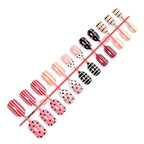 Press-On Nail Set Self-Adhesive Assorted Designs