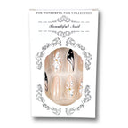 Press-On Nail Set Self-Adhesive Floral & Abstract Long-Lasting