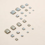 Press-On Nail Set Self-Adhesive Glitter & Gems