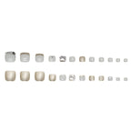 Press-On Nail Set Self-Adhesive Glitter & Gems