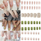 Press-On Nail Set Self-Adhesive Glossy