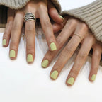 Press-On Nail Set Self-Adhesive Glossy