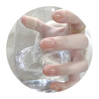 Press-On Nail Set Self-Adhesive Glossy