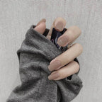 Press-On Nail Set Self-Adhesive Glossy Long-Lasting